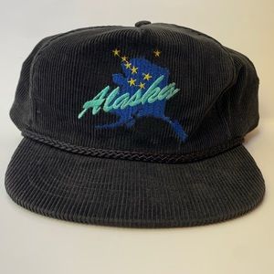 vintage Alaska tourist SnapBack cap